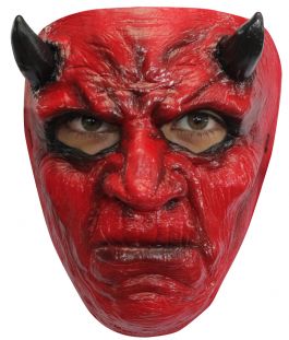Gezichtsmasker - Devil Red / One-size