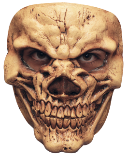 Gezichtsmasker - Skull 3 Tan / One-size