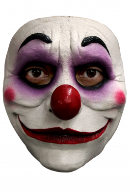 Gezichtsmasker - Purple Clown / One-size