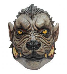 Volledig Hoofdmasker - Grey Wolf / One-size