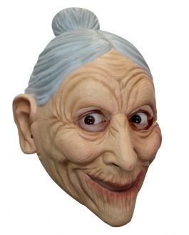 Volledig Hoofdmasker - Funny Oldwoman / One-size