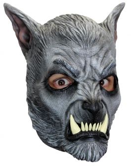 Volledig Hoofdmasker - Lord Wolf Grey / One-size