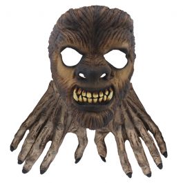 Gezichtsmasker met Handen - Wolf with Hands / One-size