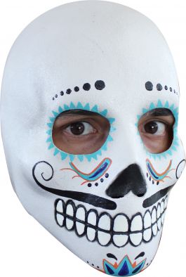 Volledig Hoofdmasker - Day of the Dead: Catrin Deluxe / One-size