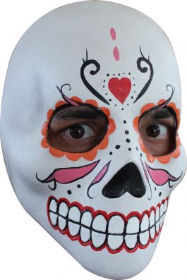 Volledig Hoofdmasker - Day of the Dead: Catrina Deluxe / One-size