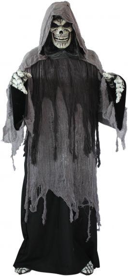 Face Mask + Costume - Grim Reaper Costume / One-size