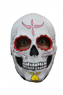 Volledig Hoofdmasker - Catrina Skull / One-size