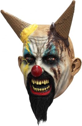 Volledig Hoofdmasker - Hells-Cream / One-size