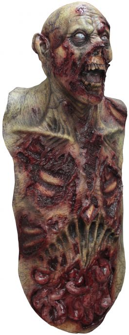 Volledig Hoofdmasker + Body - Mega Zombie / One-size