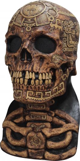 Volledig Hoofdmasker - Aztec Skull / One-size