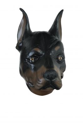 Volledig Hoofdmasker - Doberman / One-size
