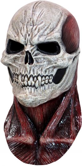 Volledig Hoofdmasker - Flesh skull / One-size