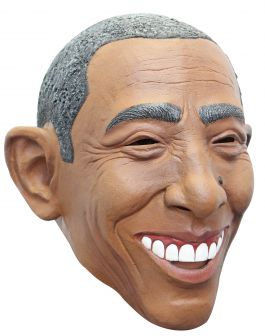 Volledig Hoofdmasker - Obama / One-size