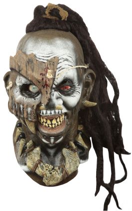Volledig Hoofdmasker - Voodoo Houngan / One-size