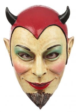 Volledig Hoofdmasker - Venetian Devil / One-size