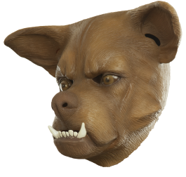 Volledig Hoofdmasker - Ugly Dog / One-size