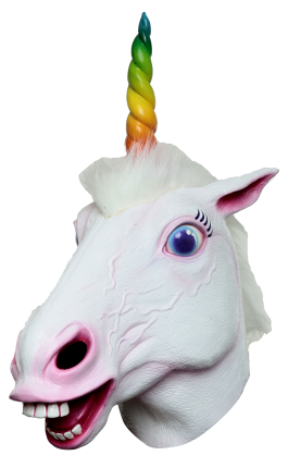Volledig Hoofdmasker - Unicorn Pride / One-size