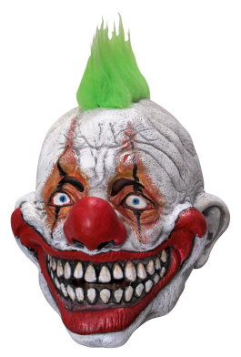 Volledig Hoofdmasker met haar - Mombo the Clown / One-size