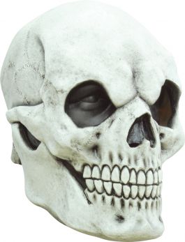 Volledig Hoofdmasker - Skull White 1 / One-size