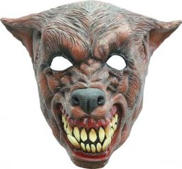 Volledig Hoofdmasker - Brown Wolf 2 / One-size