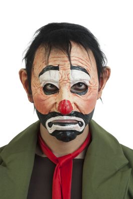 Volledig Hoofdmasker - Trap the Clown / One-size