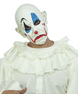 Volledig Hoofdmasker - Bianco the Clown / One-size