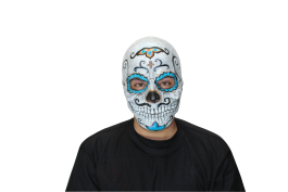 Volledig Hoofdmasker - Mexican Skull / One-size