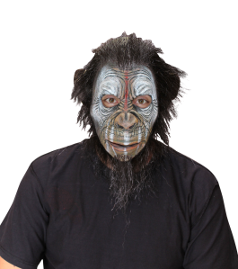 Gezichtsmasker met haar - Blake War Ape / One-size