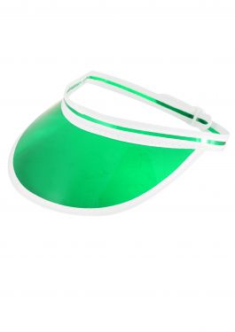 HAT VISOR POKER GREEN ADULT