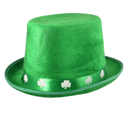 Felt Topper with Shamrock Band