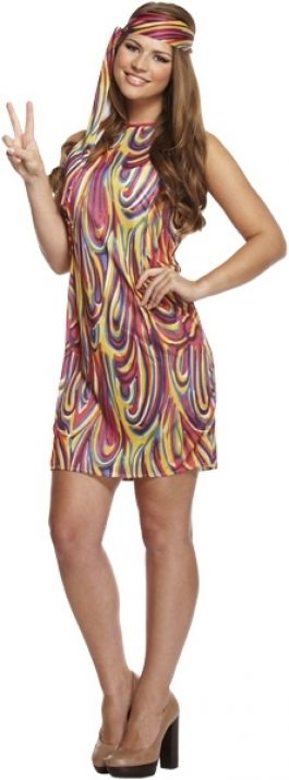ADULT GROOVY GIRL one size  (ECONOMY) / 3XL