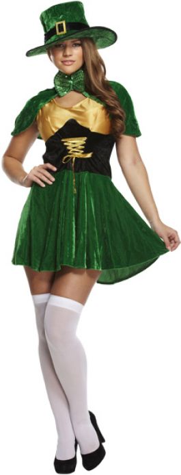 D/UP ADULT SEXY LEPRECHAUN LADY