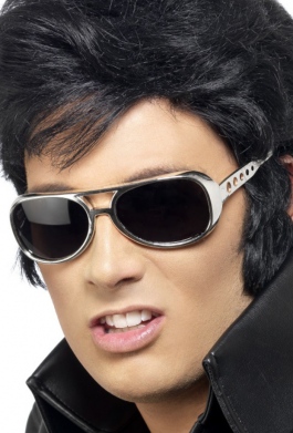 Elvis Glasses with Mirror Lens