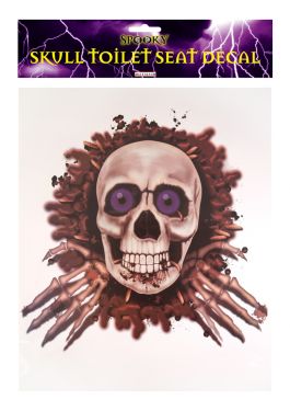 Halloween Decoration Toilet Skull