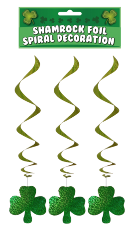 Hanging Spiral Ireland / Shamrock