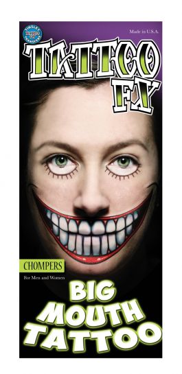 Big Mouth Tattoo Chompers