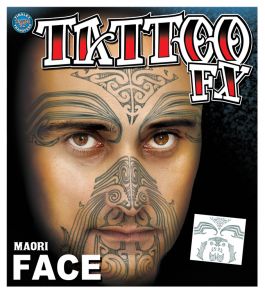 Tattoo Set Maori (New Zealand) Gezicht