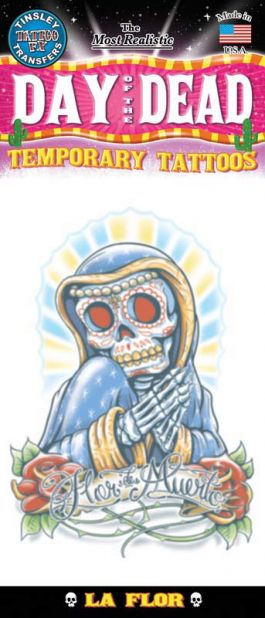Day Of The Dead Tattoo La Flor