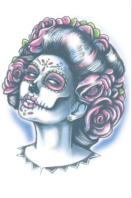 Day Of The Dead Tattoos  - Senora Muerte