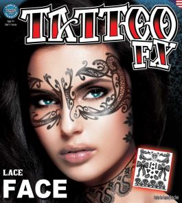 Kostuum Gezichtskit - Lace Face