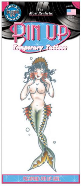 Pin Up Tattoos - Mermaid Girl