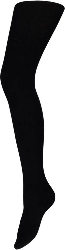 Ladies Tights Plain Cotton Black