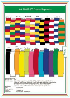 Carnaval Legwarmer Acryl White