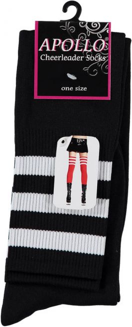 Carnaval Cheerleader Socks Black/White