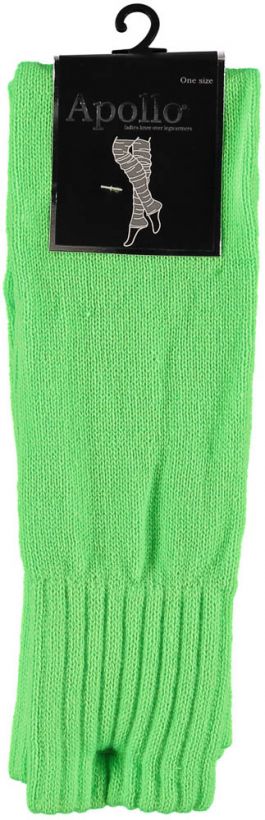 Ladies Knee-Over LegwarmersFluor Green