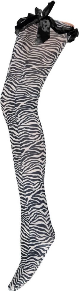 Stay-Up Kousen Fantasie Zebra Design