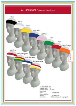 Carnaval Head-Band Yellow