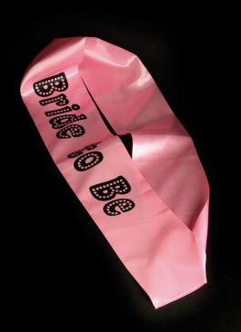 Sash Bride tot Be Behave roze