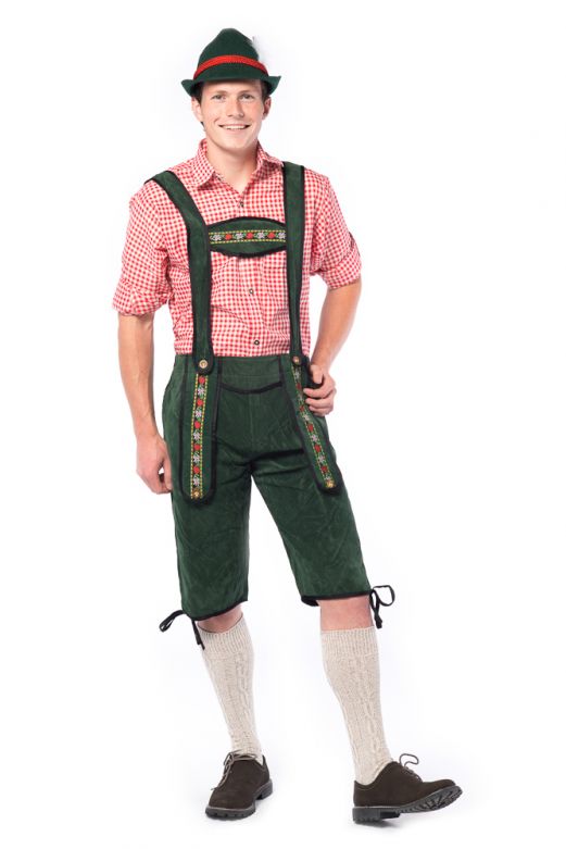 Lederhose Johann green long