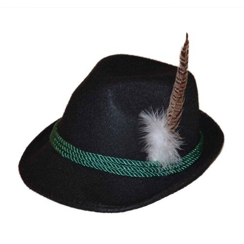 Jagershoedje Tirol (zwart)